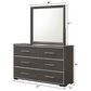 Crown Mark Dresser and Mirror, , large