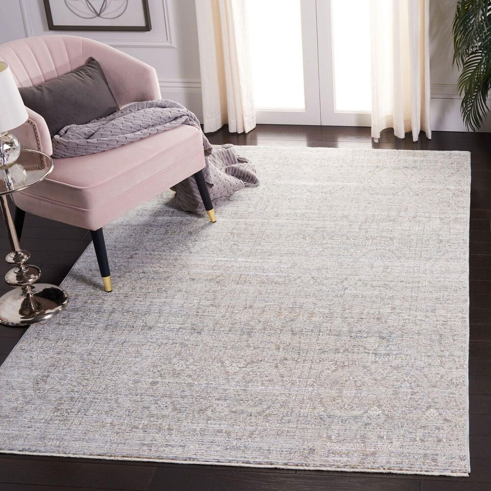 Safavieh Webster WBS336G 4&#39; x 6&#39; Grey and Beige Area Rug, , large
