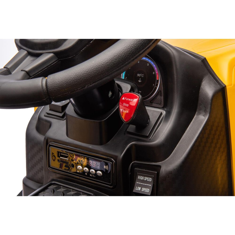 Best Ride On Cars Tonka Construction Tractor 12V Ride On Car in Yellow, , large