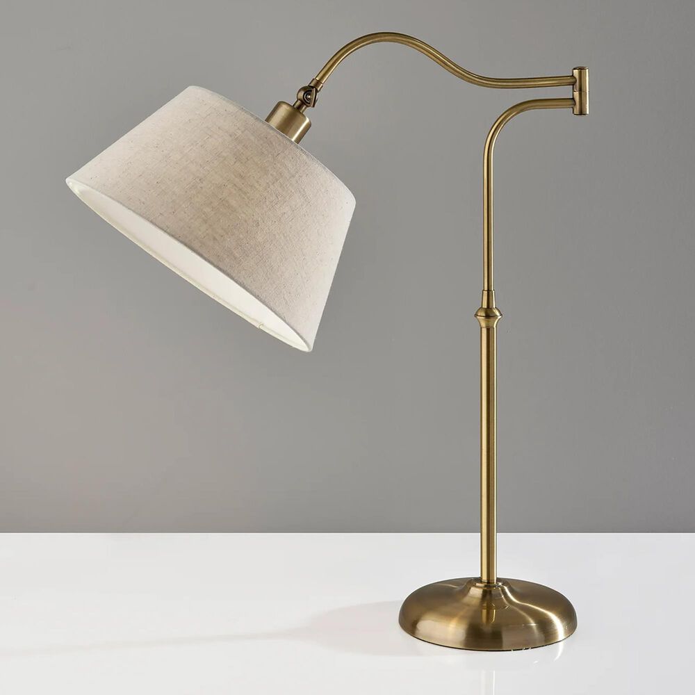 Adesso Rodeo Table Lamp in Antique Brass, , large