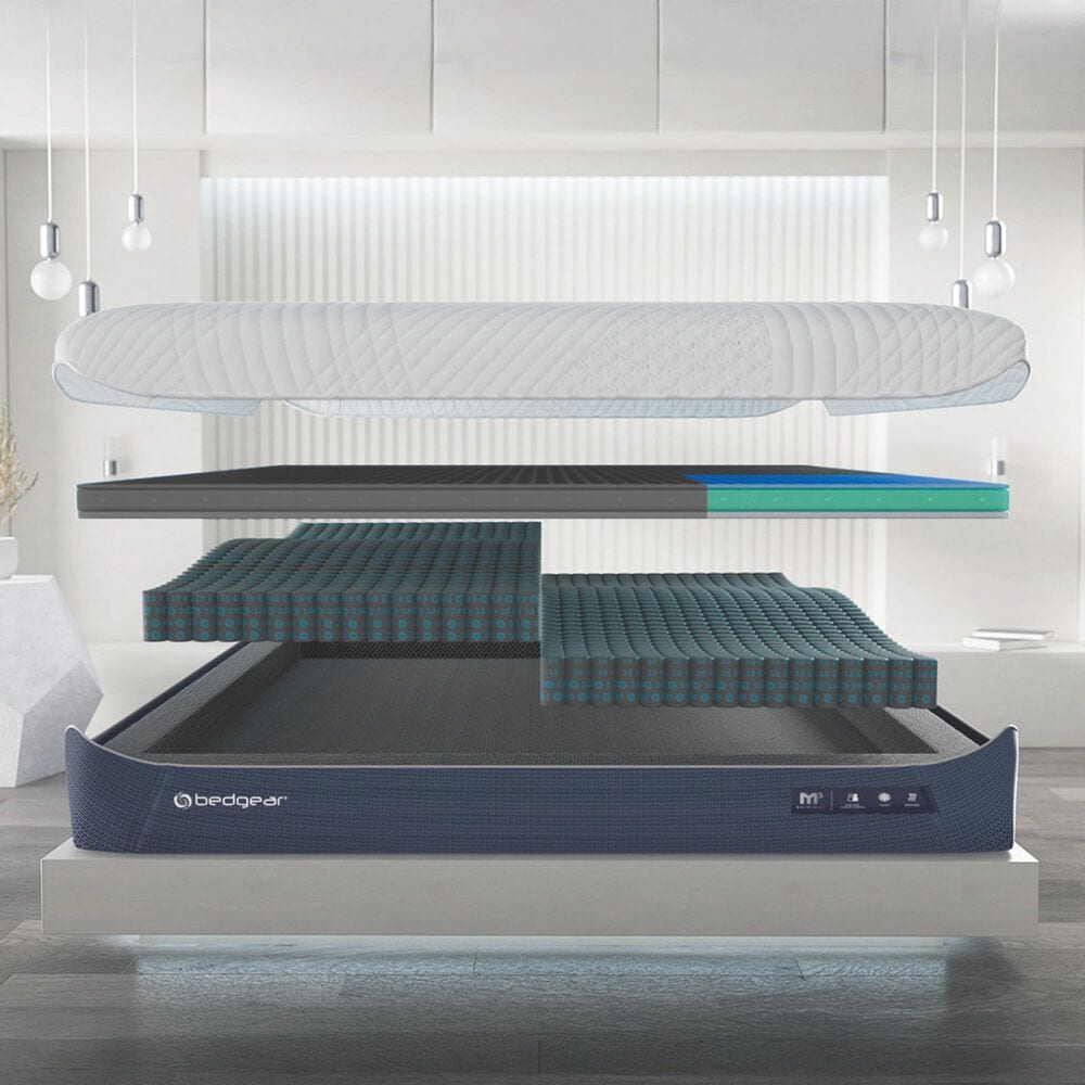 Bedgear M3 Flexhead Queen Mattress with 0.0 Suspension, , large