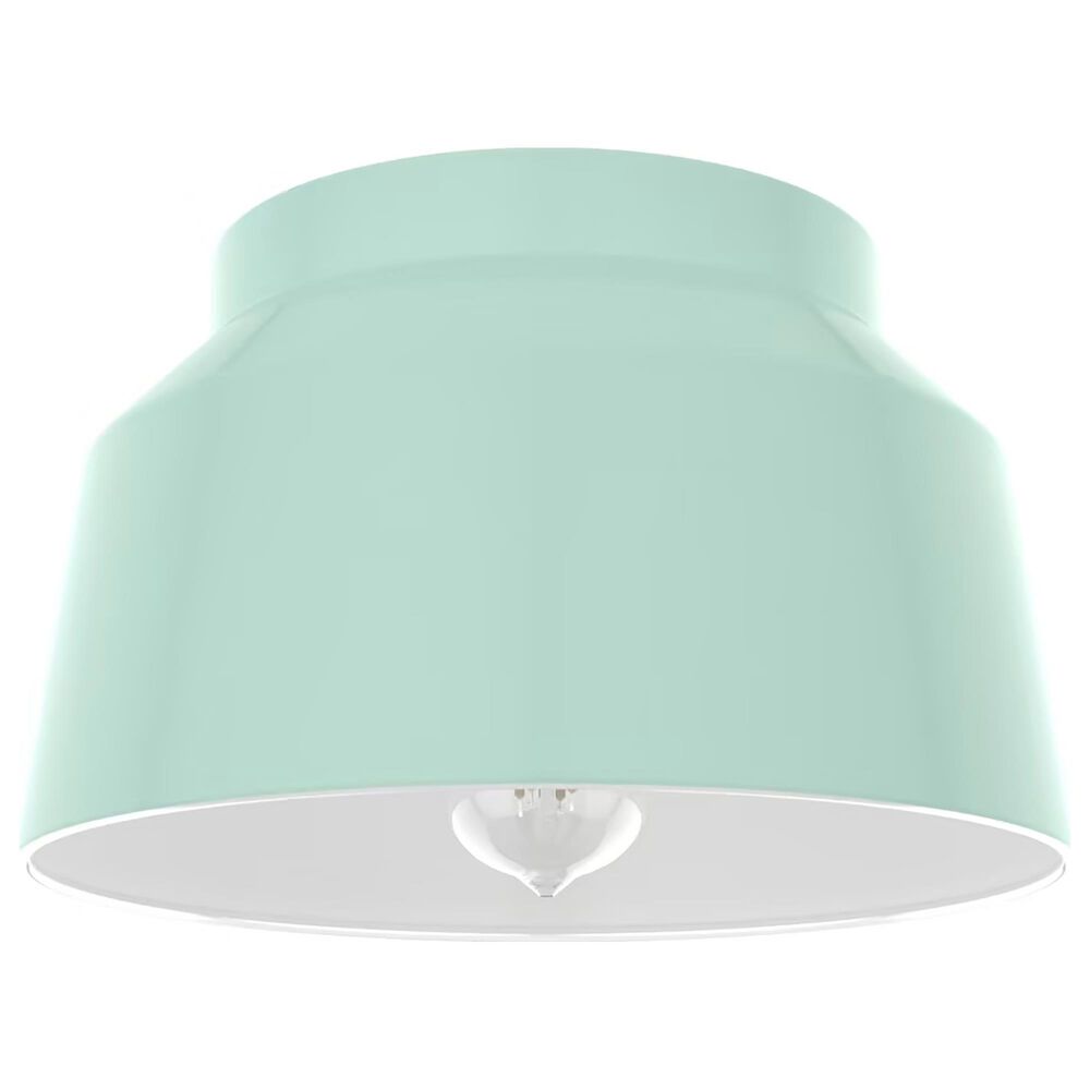 Hunter Cranbrook 1-Light Flush Mount in Mint, , large
