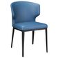 Moe"s Home Collection Delaney Side Chair in Blue, , large