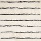 Safavieh Venus Shag VNS604A 2"2" x 8" Ivory and Black Runner, , large