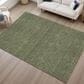 Dalyn Rug Company Soft Essentials Solid Olive 5" x 7"6" Area Rug, , large