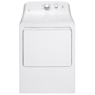 GE Appliances 6.2 Cu. Ft. Electric Dryer in White, , large