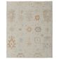 Feizy Grafton 2" x 3" Light Silver Area Rug, , large