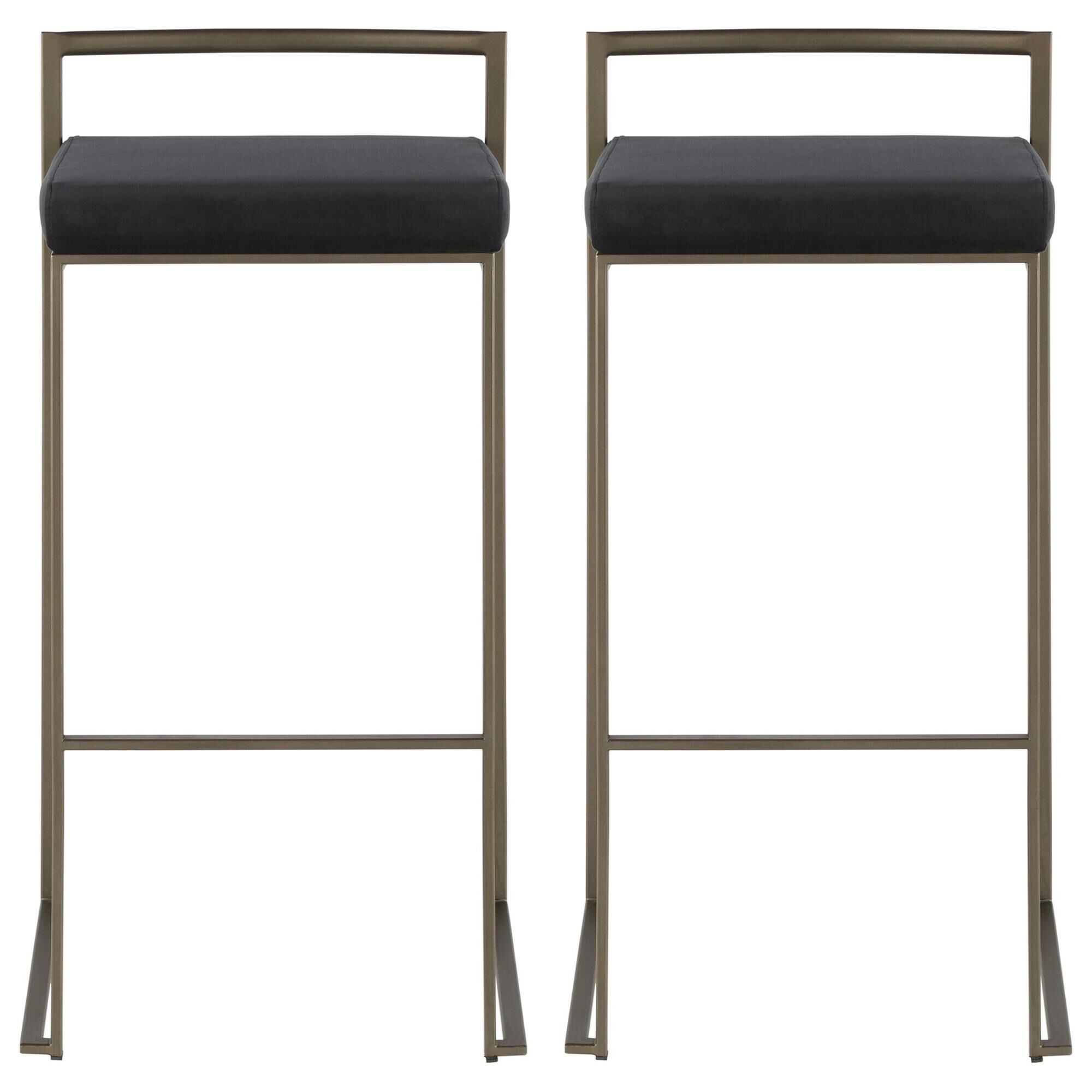Velvet stacking online stool