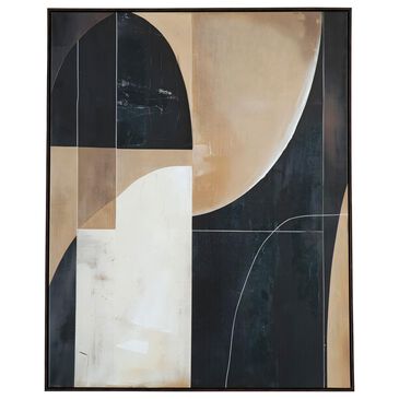 Ashley Ewanford 40" x 50" Wall Art in Black, Brown and Tan, , large