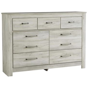 Signature Design by Ashley Bellaby 7 Drawer Dresser in Whitewash, , large