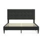 Glideaway Kaya Queen Upholstered Platform Panel Bed in  Charcoal Grey, , large