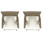 Hearth and Haven Helen Outdoor Dining Chair in Cream (Set of 2), , large