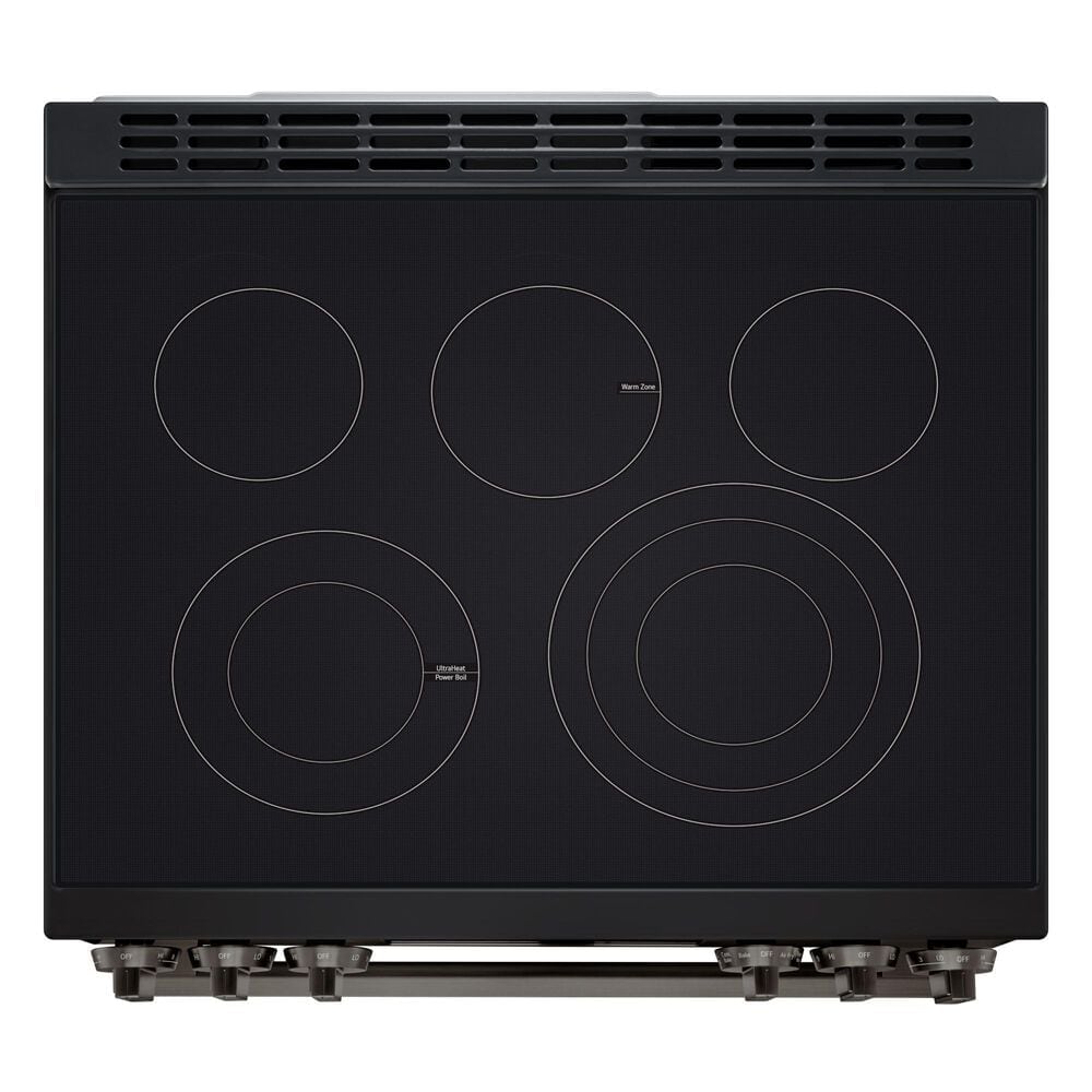 LG 6.3 Cu. Ft. Smart Wi-Fi Enabled ProBake Convection InstaView Electric Slide-In Range in Black Stainless Steel, , large