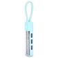 Manhattan 4-Port USB 3.0 Type-C/A Combo Hub in Clear and Teal, , large