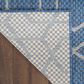 Nourison Horizon HOZ01 Denim 8" x 10" Indoor/Outdoor Area Rug, , large