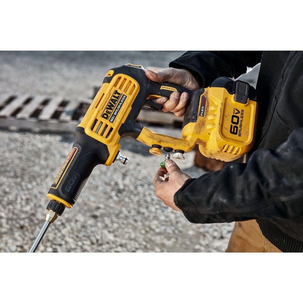 DEWALT 1000 PSI Cordless Power Pressure Washer Kit in Yellow and Black, , large