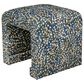 Century Willow Ottoman in Blue and Navy, , large