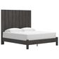 Ashley Fraluna King Panel Bed in Charcoal, , large