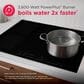 Frigidaire Gallery 30" Induction Cooktop with MatteGuard Surface in Stainless Steel and Black, , large