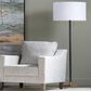 Crestview Collection Veda Floor Lamp in Blackened Bronze and Brass, , large