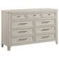 Hawthorne Furniture Carlson 9-Drawer Dresser in Washed Linen, , large