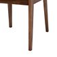 Baxton Studio Afton Side Chair with Beige Faux Leather in Walnut Brown (Set of 2), , large