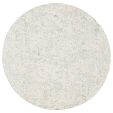 Jaipur Cirque Arvo Pumice Stone and Light Gray 5"11" Round Area Rug, , large