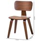 Baxton Studio Billie Side Chair in Walnut Brown, , large