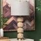 Crestview Collection Somerset Table Lamp in Tan and Gold, , large
