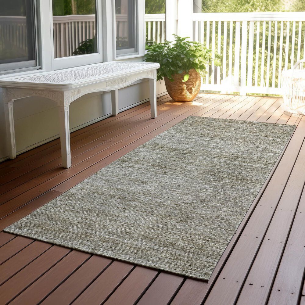 Dalyn Rug Company Soft Essentials Solid Flax 2'3" x 7'6" Indoor/Outdoor Runner, , large