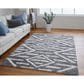 Feizy Mynka 5" x 8" Gray Area Rug, , large