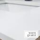 Lexora Home Dukes 80" Double Bathroom Vanity in Dark grey with 2 cm White Quartz Top, Rectangular Sinks and 30" Mirrors, , large