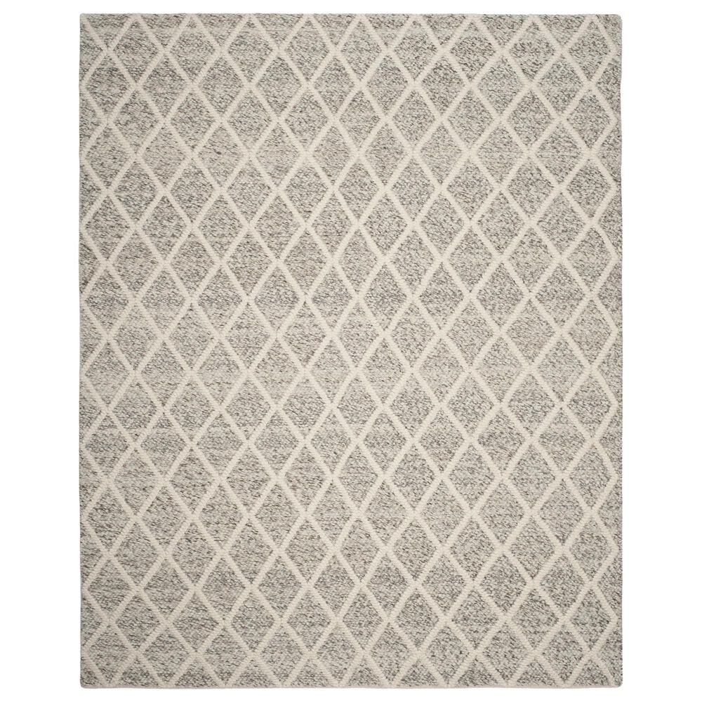 Safavieh Natura NAT711A 8" x 10" Ivory and Stone Area Rug, , large