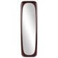 Maple and Jade 71" Oval Wall Mirror in Dark Brown, , large