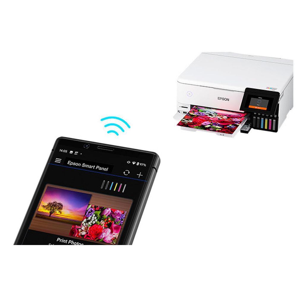 Epson EcoTank Photo ET-8500 Wireless Color All-in-One Supertank Printer, , large