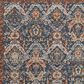 Feizy Kaia 3" x 5" Navy and Blue Area Rug, , large