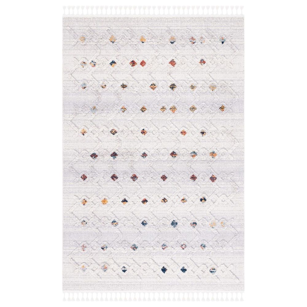 Safavieh Marrakesh Southwestern 9" x 12" Grey and Light Grey Area Rug, , large
