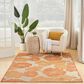 Nourison Garden Oasis Floral Coral 5" x 7" Indoor/Outdoor Area Rug, , large