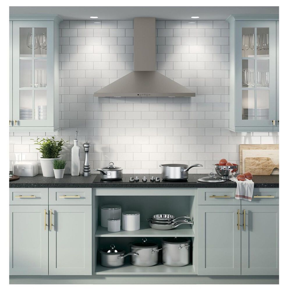 GE Appliances 36&quot; Wall-Mount Pyramid Hood, , large