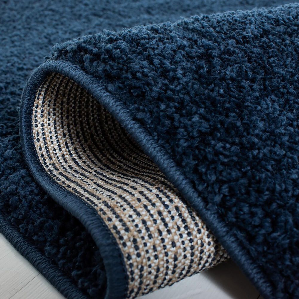 Safavieh August Shag AUG553M 4&#39; x 6&#39; Navy Area Rug, , large