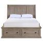 Davis International Queen Storage Bed and Two Nightstands in Taupe, , large