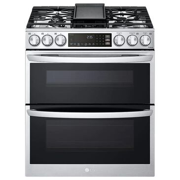 LG Gas Double Oven Slide-In Range, , large