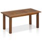 HOMLUX Patio Coffee Table in Teak Oil, , large