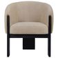 Coaster Valdez Barrel Back Accent Chair in Beige, , large