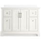 Kohler Charlemont 48" Single Bathroom Vanity in White with 3 cm White Quartz Top and Rectangular Sink, , large