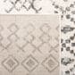 Safavieh Tulum Transitional 8" x 10" Ivory and Grey Area Rug, , large
