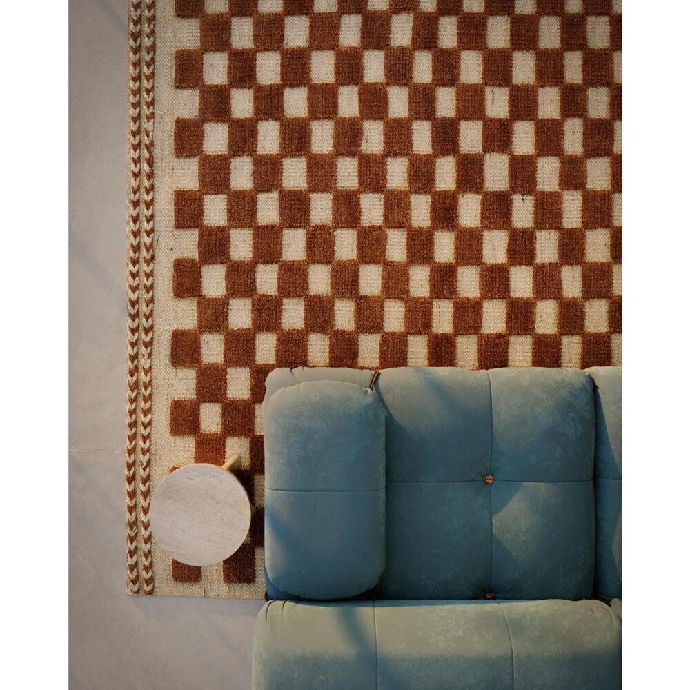 Momeni Willow WLO-1 5&#39; x 8&#39; Brown Area Rug, , large