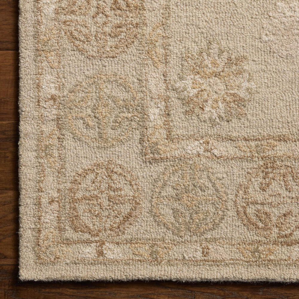 Chris Loves Julia x Loloi Dorothea Dove and Natural 2'6" x 9'9" Runner, , large