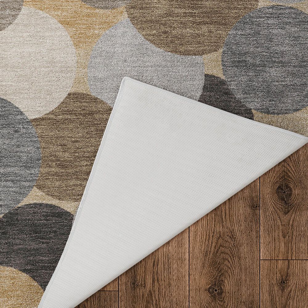 Dalyn Rug Company Kenner Gray 6'6" x 9'6" Indoor/Outdoor Area Rug, , large