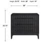 Sterling Timber Elure 3-Drawer Bachelor Chest in Peppercorn, , large